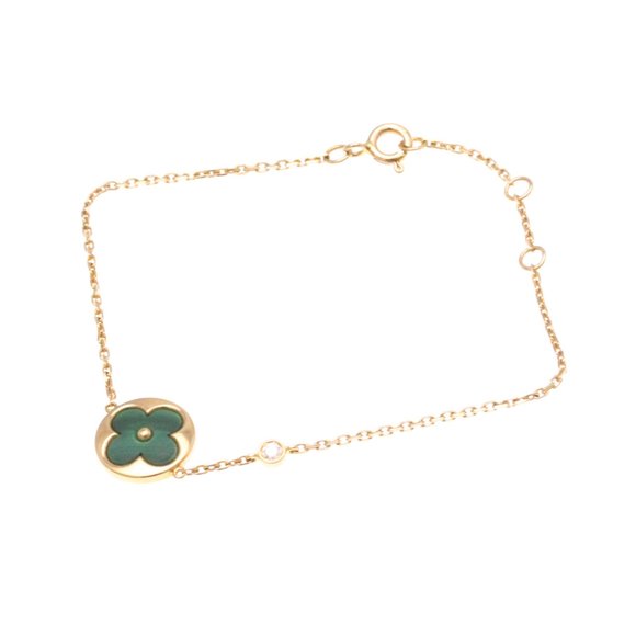 LOUIS VUITTON 18k Rose Gold Diamond Charm Bracelet - Picture 1 of 11